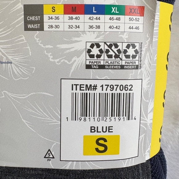 Tommy Bahama Men's Lounge/Pajamas Set, Small, Blue/Gray, NWT - Picture 10 of 15